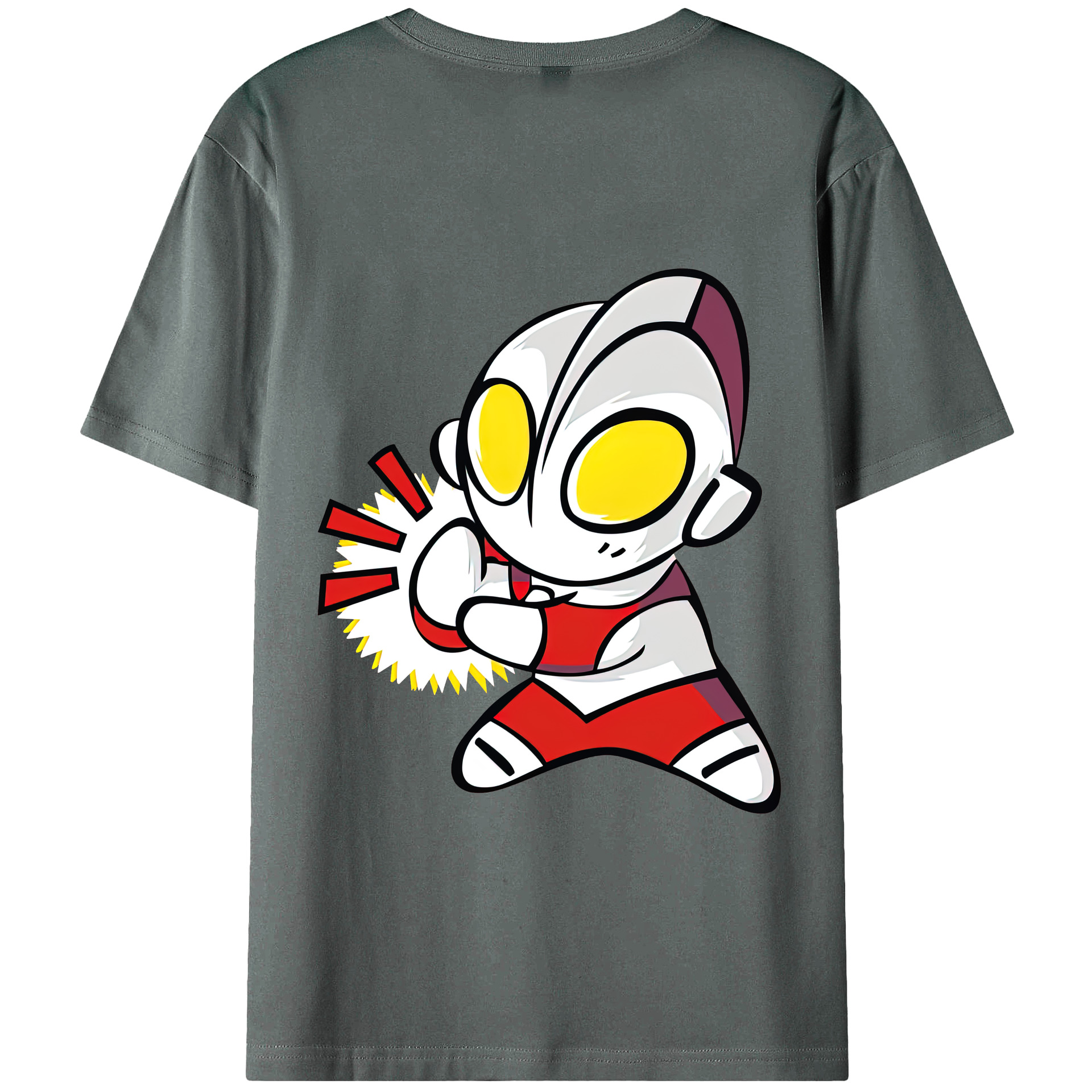 （画像用） ウルトラマン Ultraman 綿100％半袖Tシャツ（背面プリント）